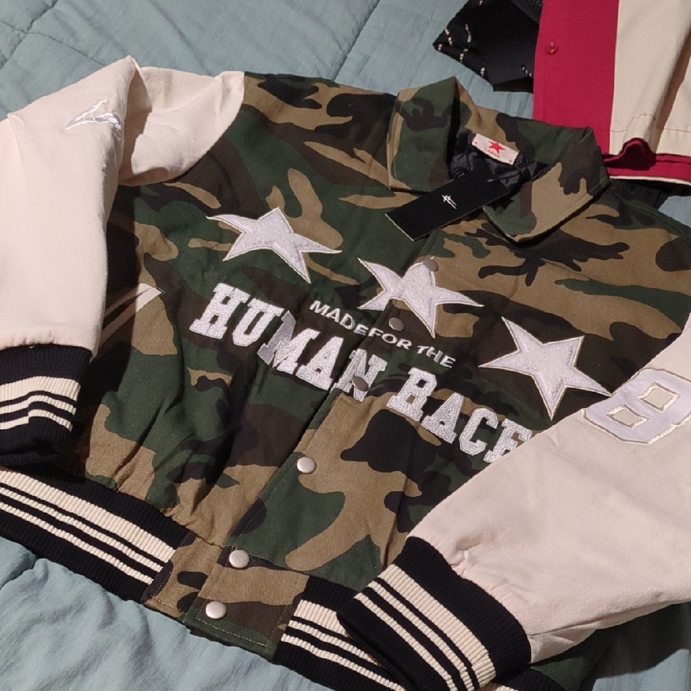 Loiter Men's Camo Varsity Jacket